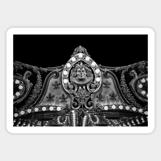 Merry Go Round - Carousel Sticker by JimDeFazioPhotography